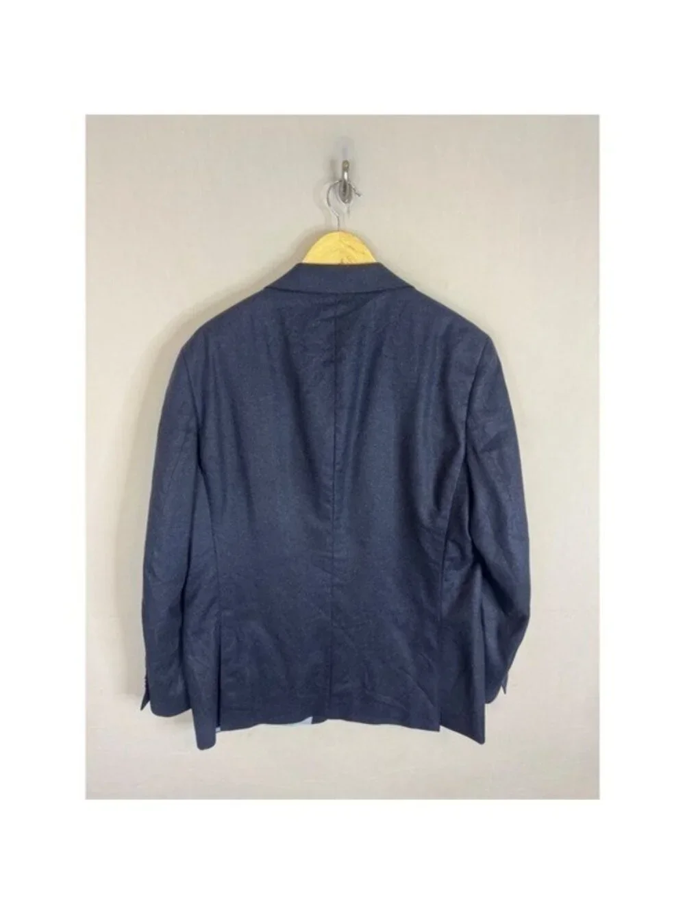 Paul Betenly Amicale Silk Cashmere Blazer Navy Blue Sport Coat Mens 42R